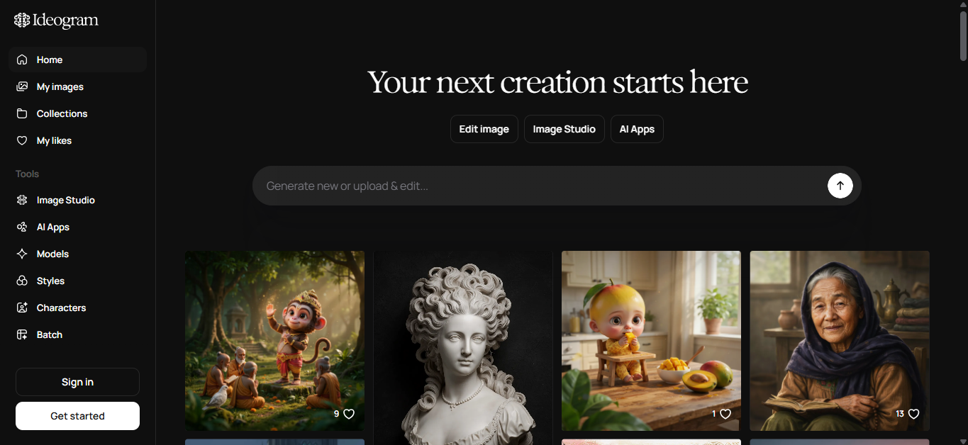 Ideogram 4.0 AI image generator for posters, logos, and text-based visuals