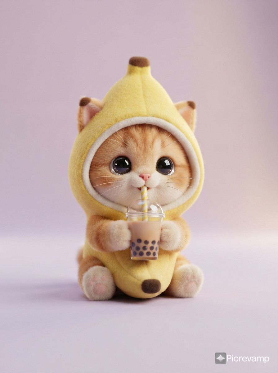 Create adorable minimalist mascot 3D character centered on a clean pastel background.