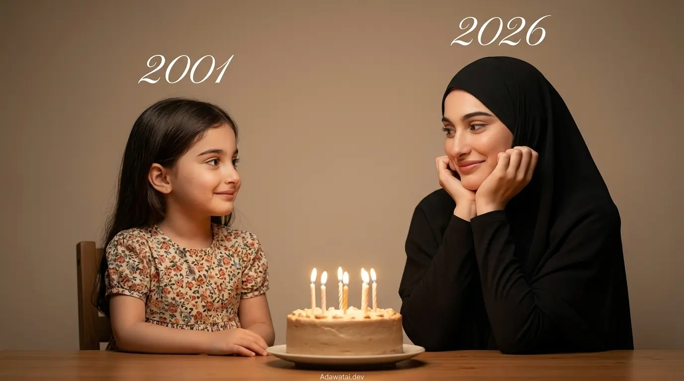 Woman Time Travel Birthday
